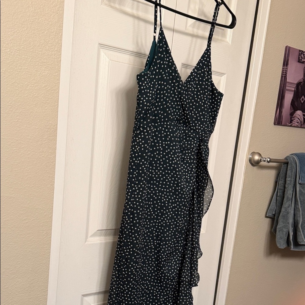 Lovers + Friends Asymmetrical Black and White Dress